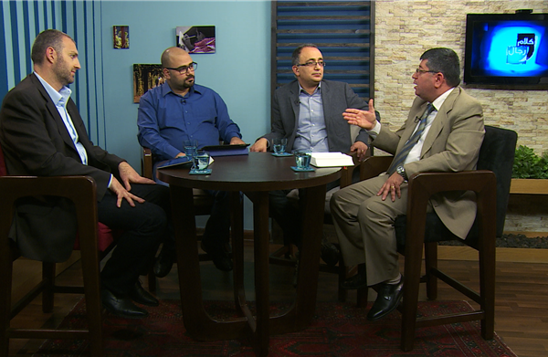 Presenters of Men's Talk, an Arabic program